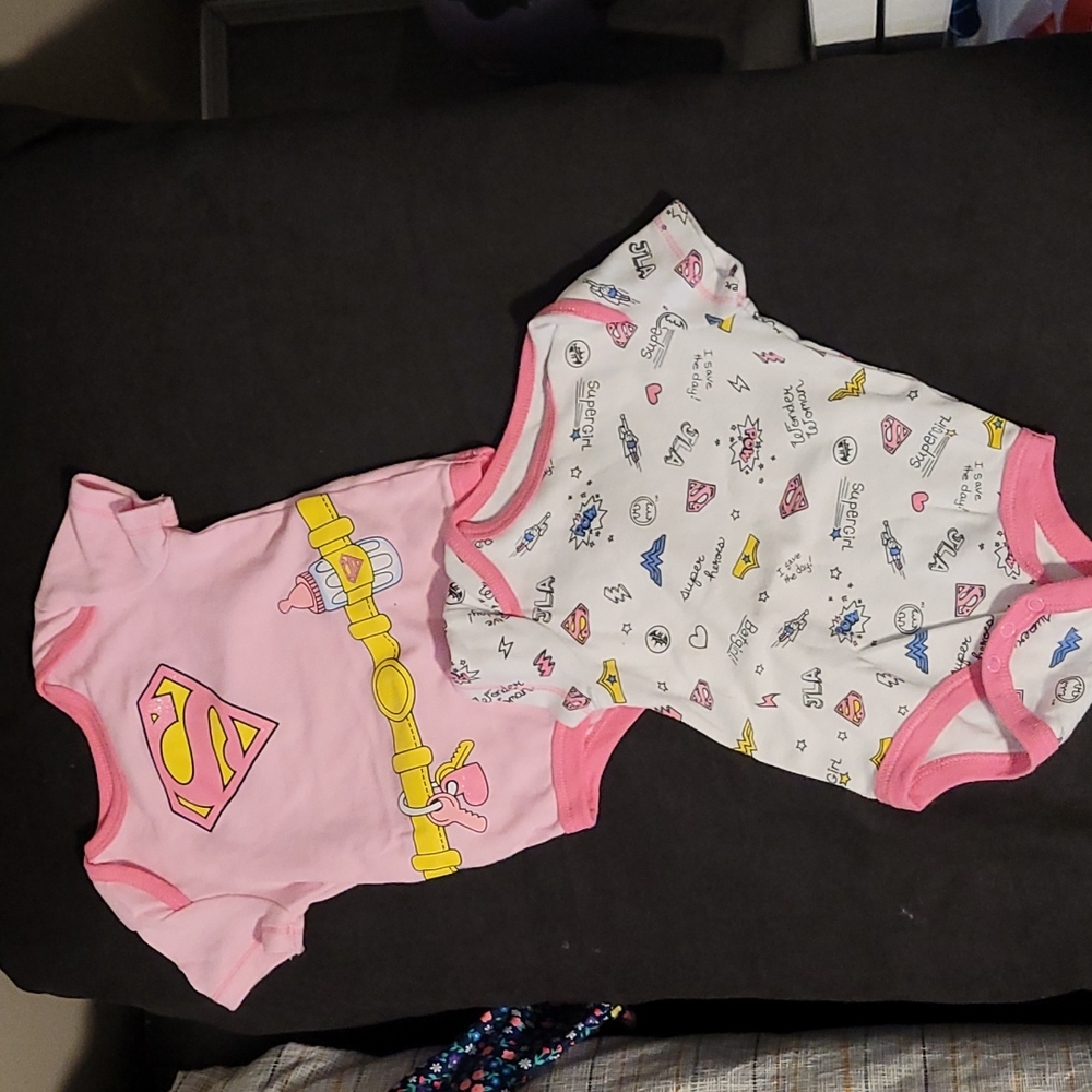 Supergirl onsies 6-9m